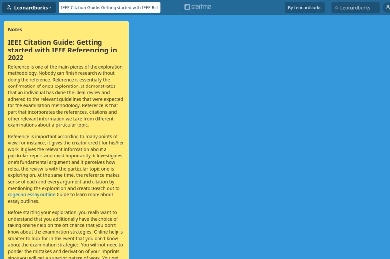 IEEE Citation Guide: Getting started with IEEE Ref - start.me